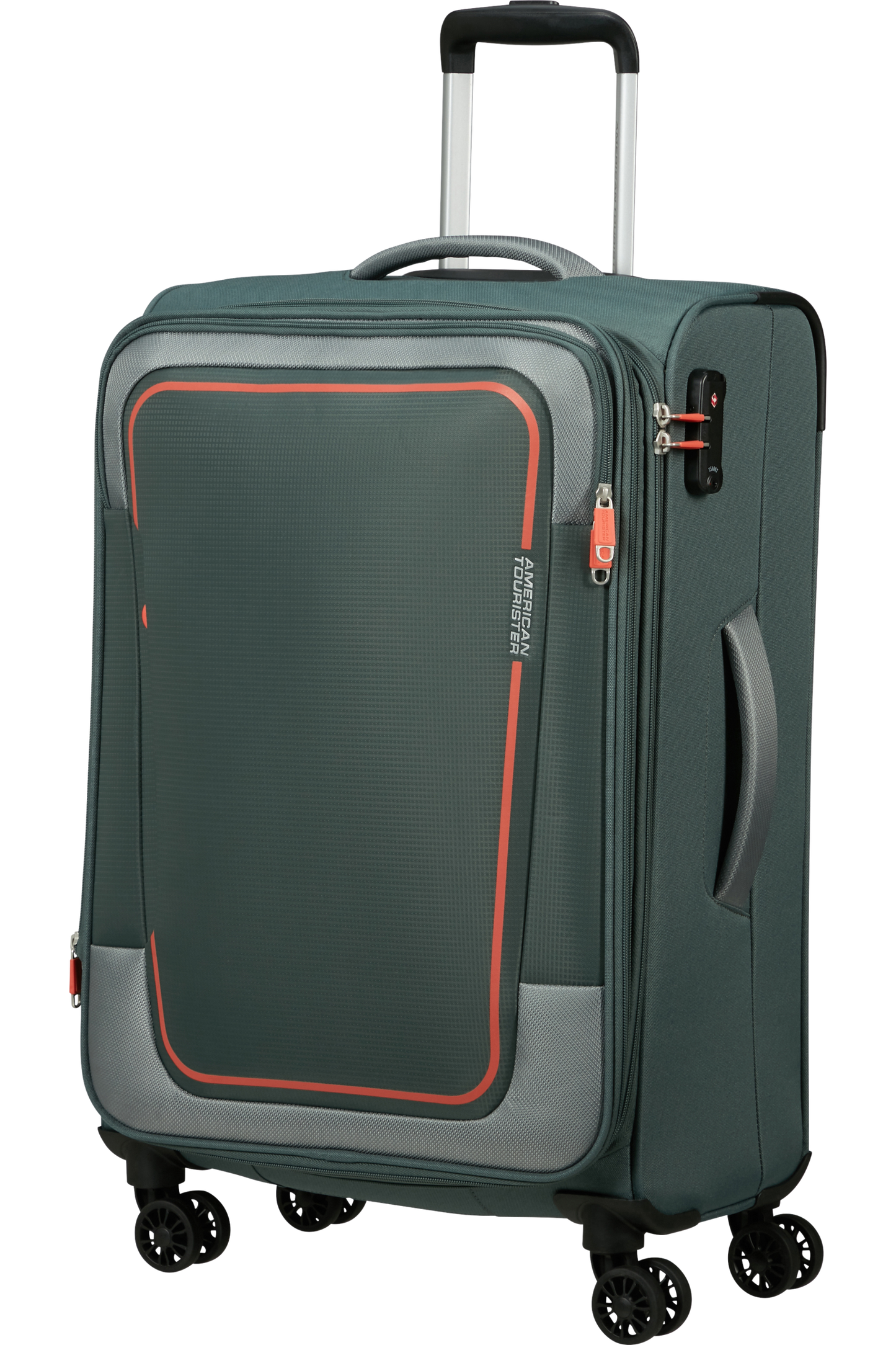 American Tourister Pulsonic Spinner 68cm 57/64 liter 2,9 kg EXP DARK FOREST
