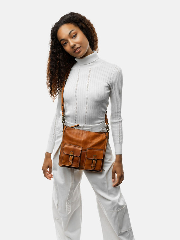 Re:Designed by Dixie Heda Small Crossover Burned Tan