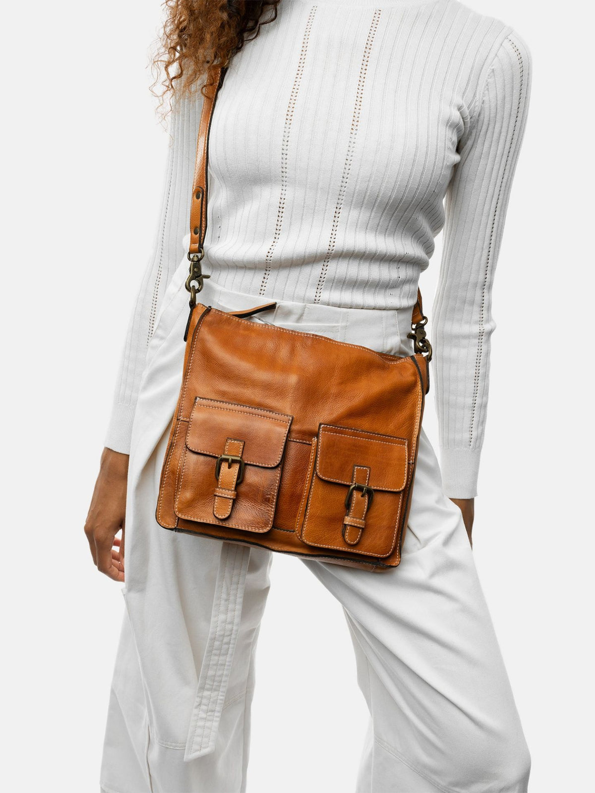Re:Designed by Dixie Heda Small Crossover Burned Tan