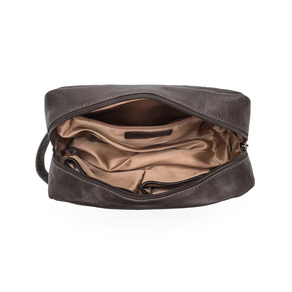 House Of Nordic 3080042-Brown Toilet bag