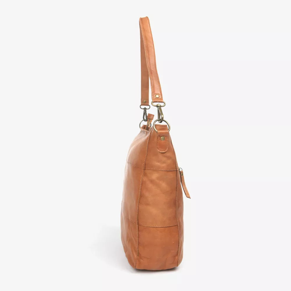 Brun House of Sajaco Vekse Hobo Bag skinn