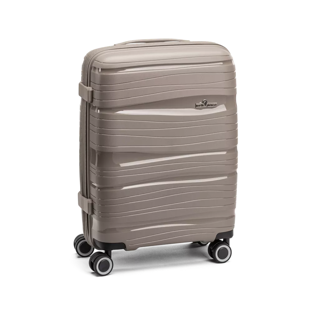 Champagne North Pioneer Oslo Kabinkoffert 4 hjul, 55 cm, 37 L