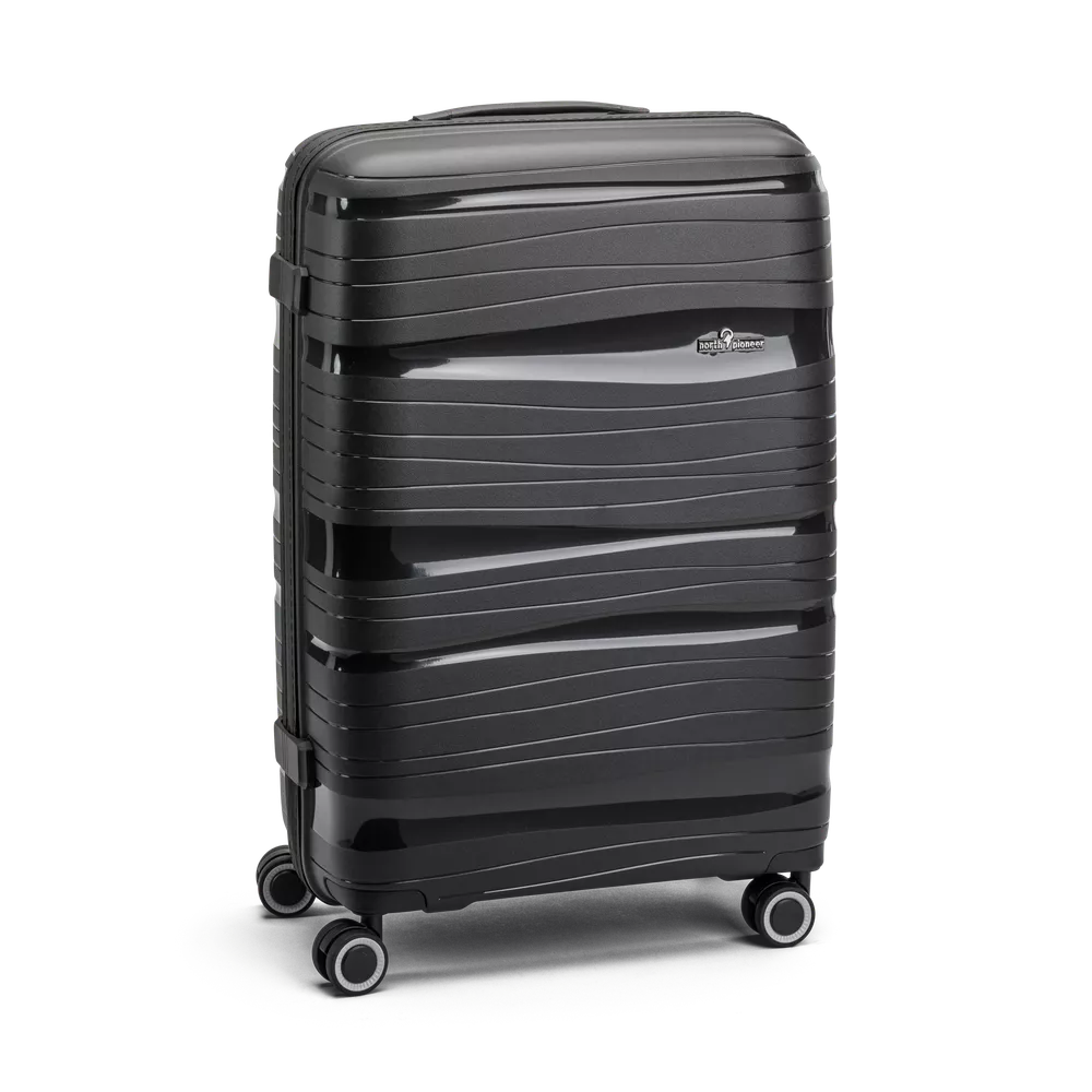 Black North Pioneer Oslo Koffert Medium 4 hjul, 67 cm, 70L