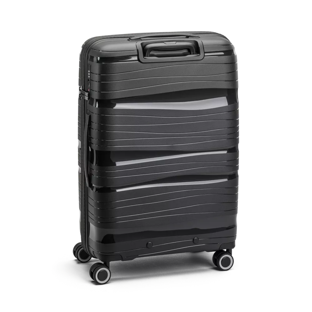 Black North Pioneer Oslo Koffert Medium 4 hjul, 67 cm, 70L