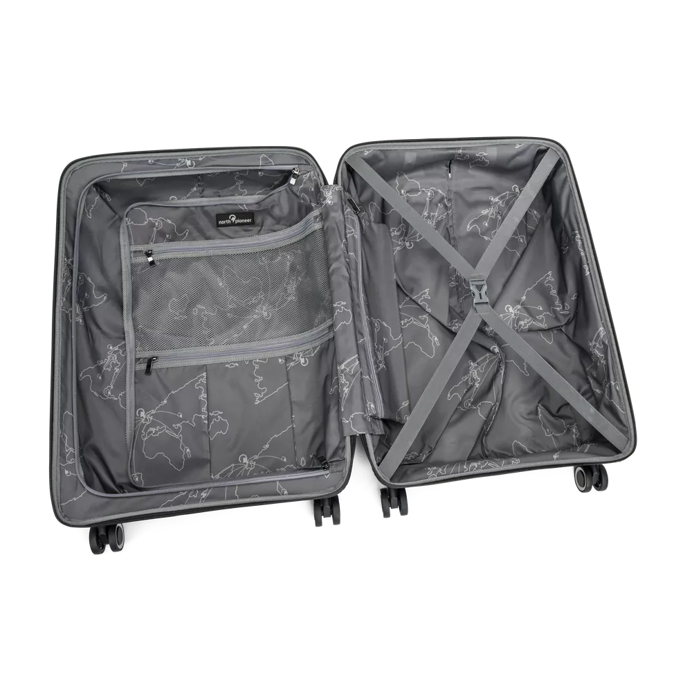 Petrol North Pioneer Oslo Koffert Medium 4 hjul, 67 cm, 70L