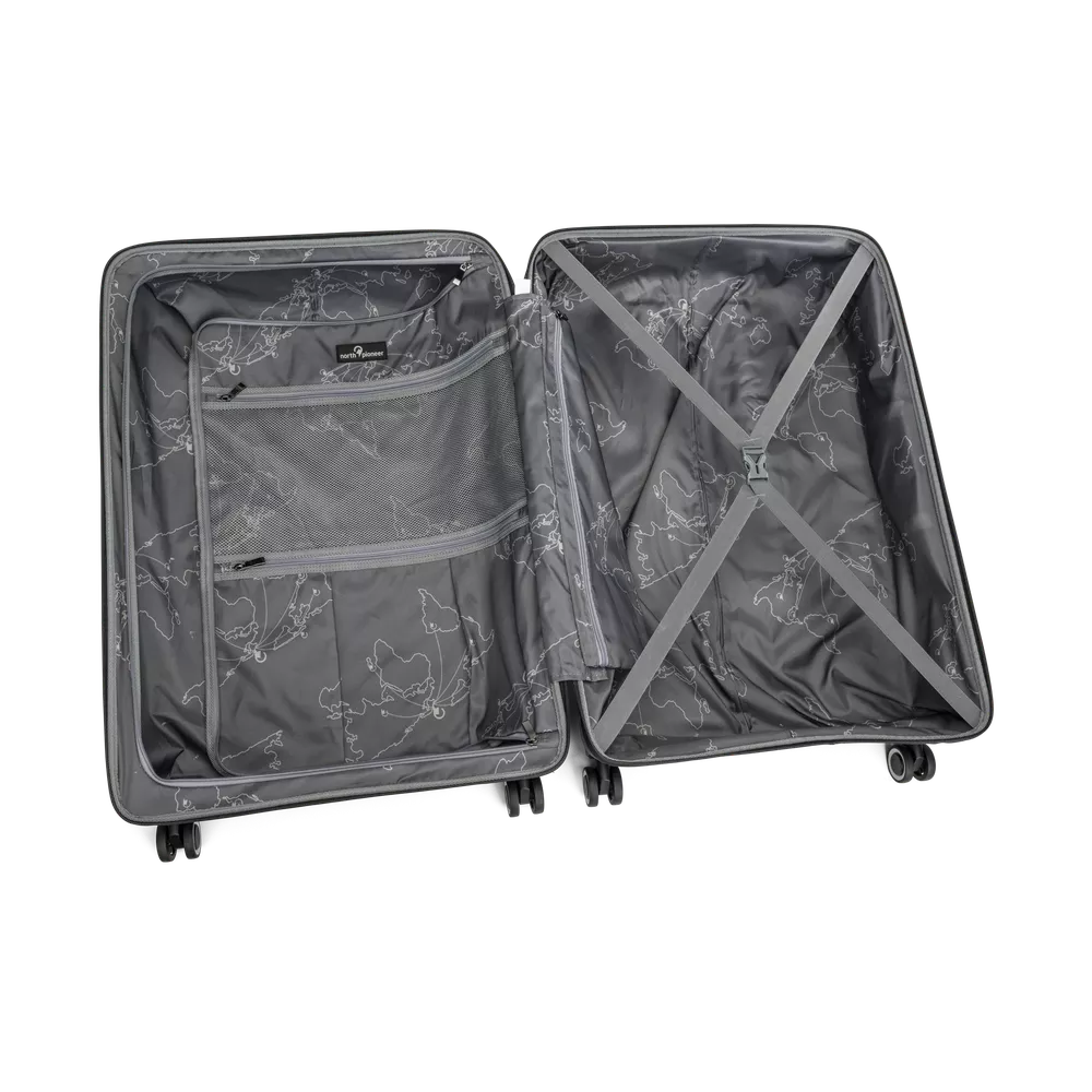 Black North Pioneer Oslo Koffert Stor, 4 hjul, 77 cm, 102L