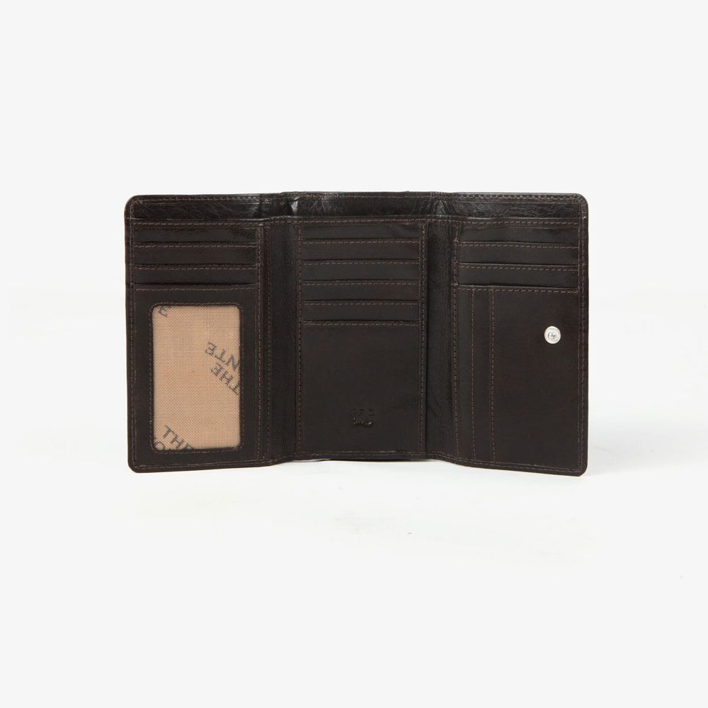 The Monte 2162811 lommebok i skinn, brun