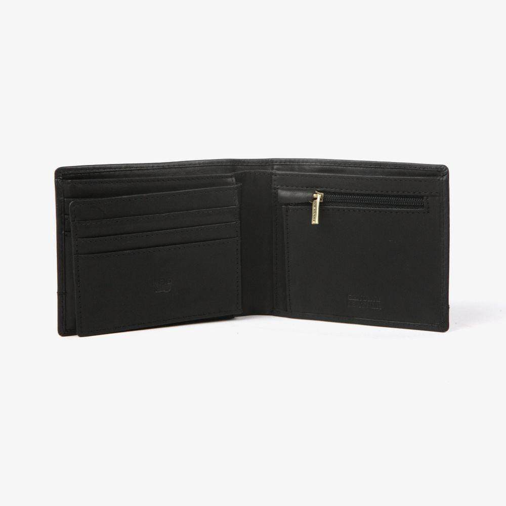 The Monte 2162833 2-i-1 lommebok med kortholder, svart