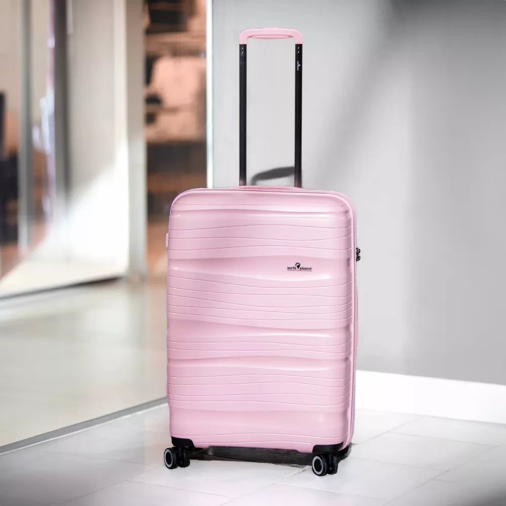 Pink North Pioneer Oslo Koffert Medium 4 hjul, 67 cm, 70L