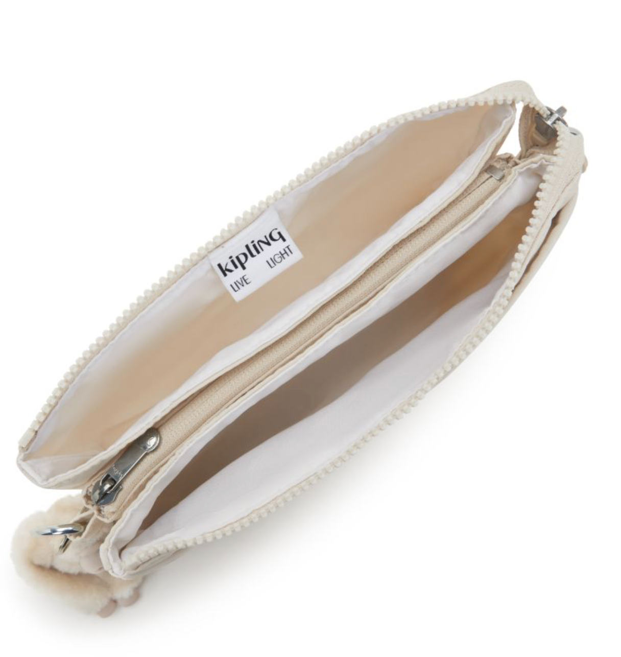 Kipling Riri liten skulderveske beige