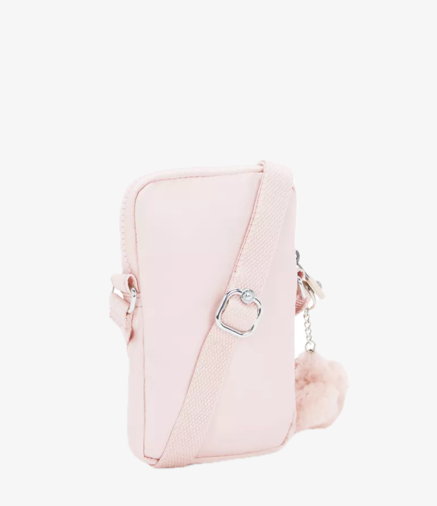 Kipling tally mobilveske pink shine