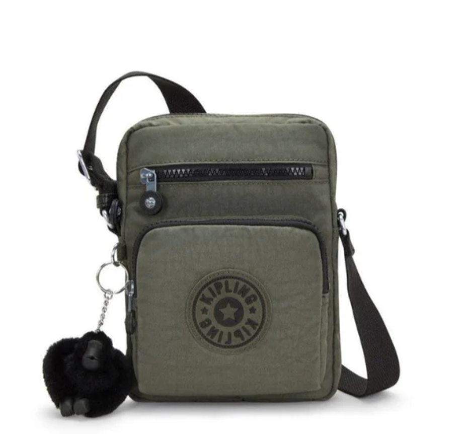 Kipling Gunne liten Crossbody mobilveske green moss