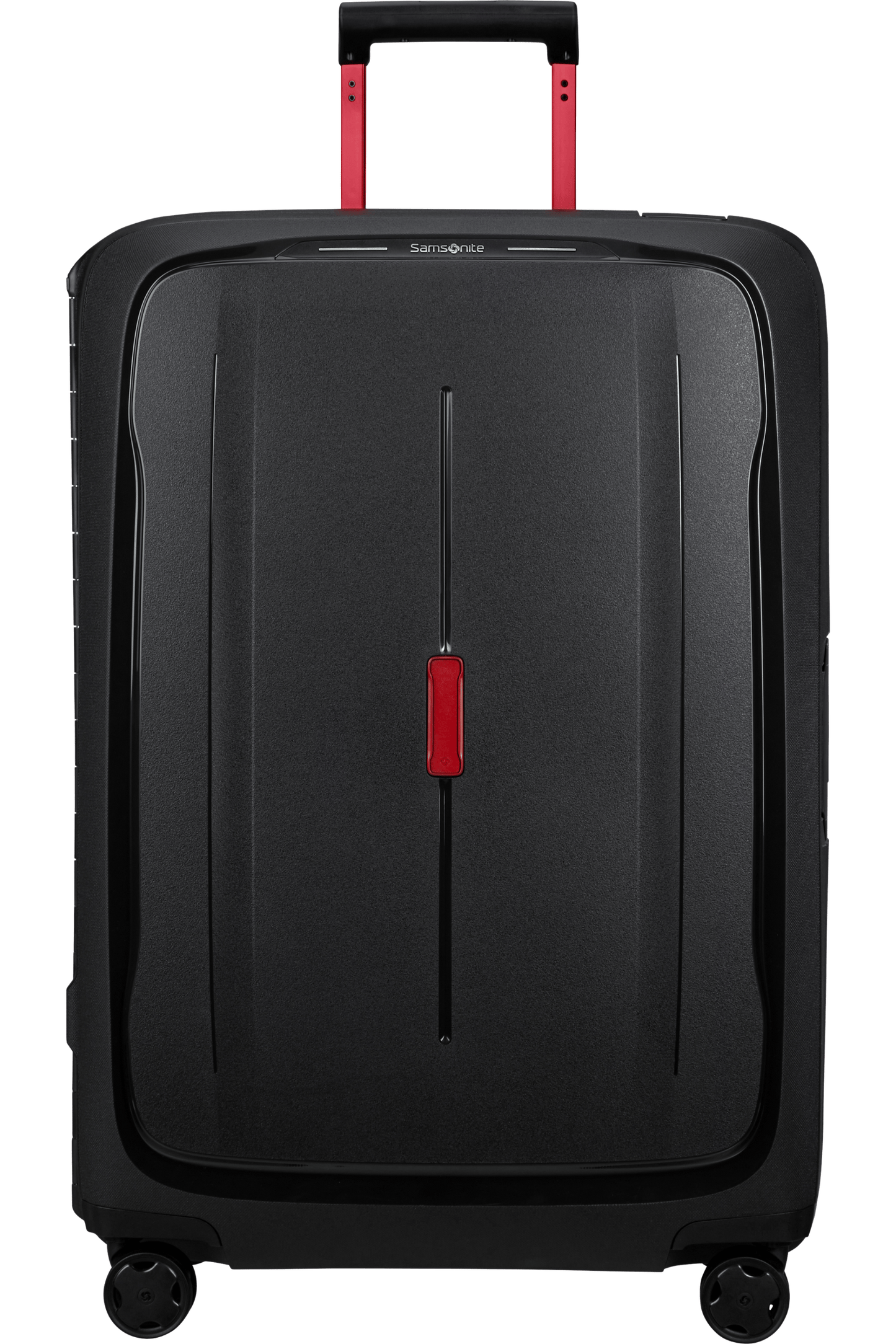 SAMSONITE ESSENS SPINNER 75/28 CHARCOAL/RED
