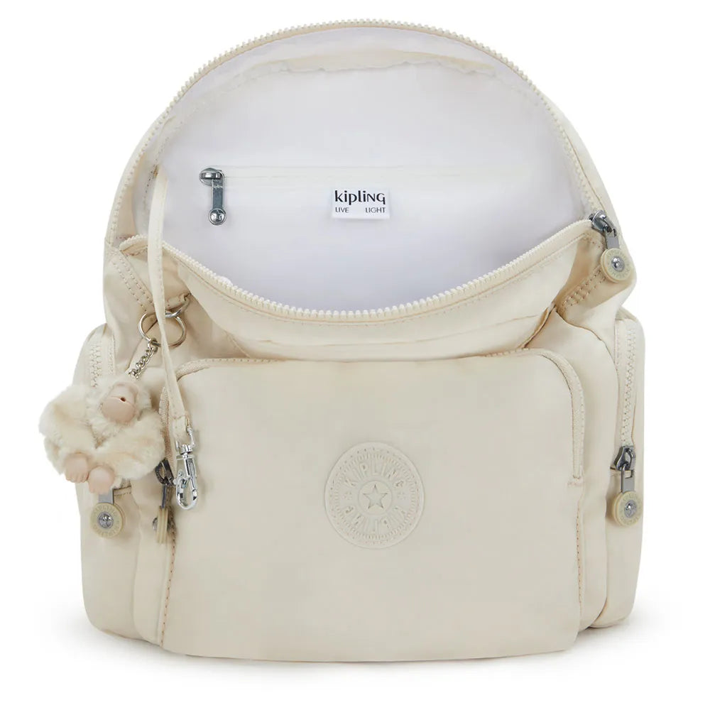 Kipling KPKI35237JR1 CITY ZIP S Hideaway Beige
