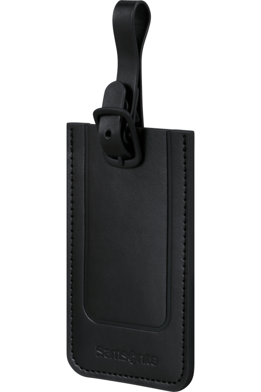 Samsonite 155592-1041 TA REVOLUTION RECTANGLE LUGGAGE TAG x2 BLACK
