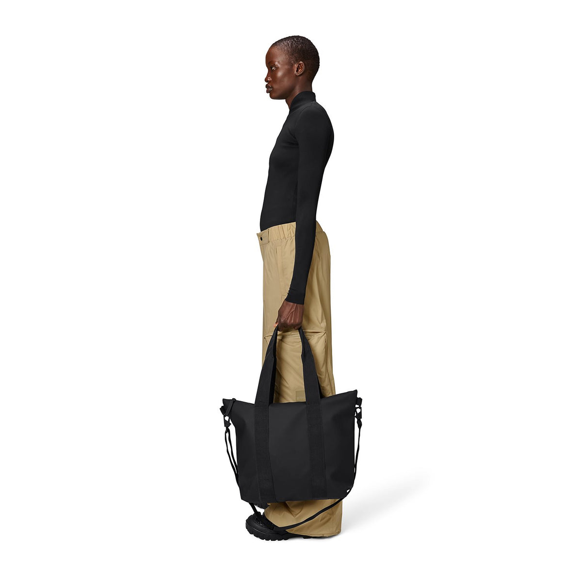 Rains Tote Bag Mini W3 – Black