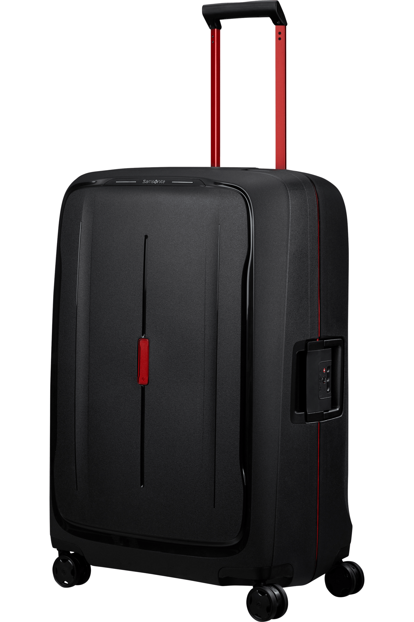 SAMSONITE ESSENS SPINNER 75/28 CHARCOAL/RED
