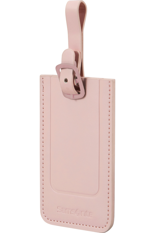 Samsonite 155592-1751 TA REVOLUTION RECTANGLE LUGGAGE TAG x2 Rose