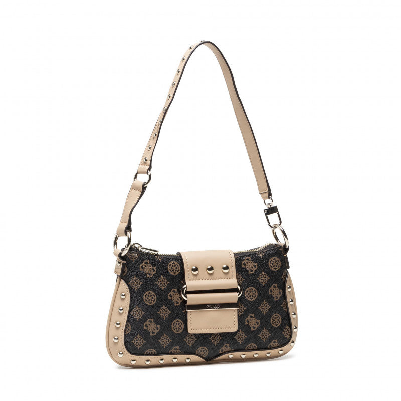 Guess HWPG81 29200 GRETA TOP ZIP SHOULDER BAG MOCCA - bagsandluggage.no