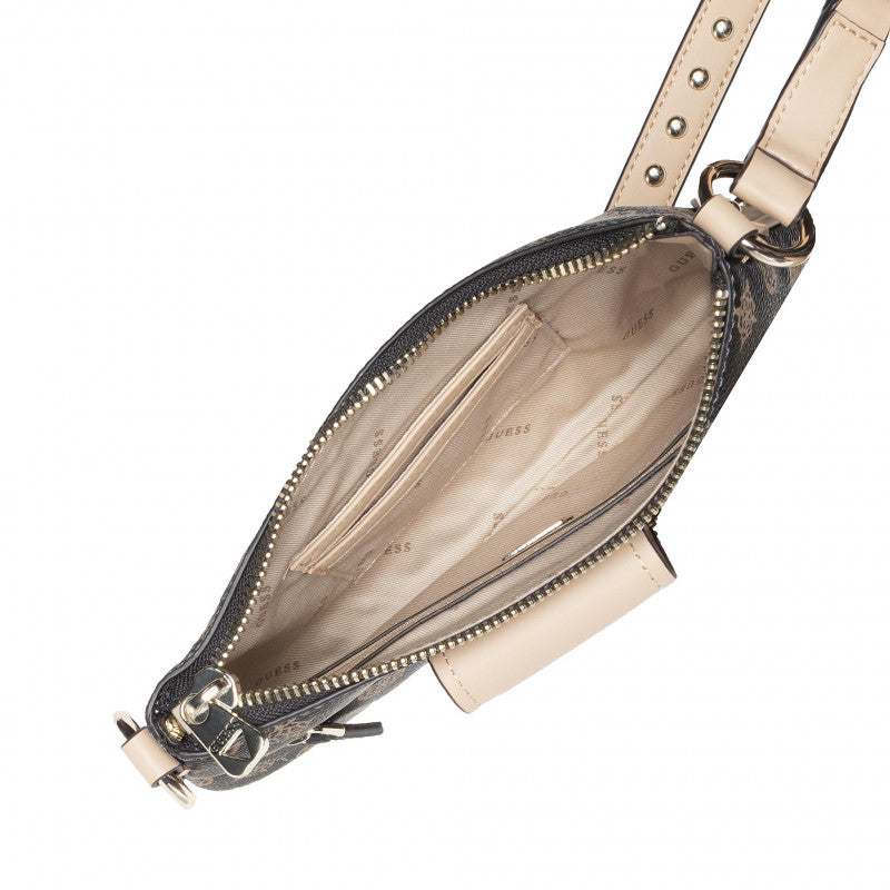Guess HWPG81 29200 GRETA TOP ZIP SHOULDER BAG MOCCA - bagsandluggage.no