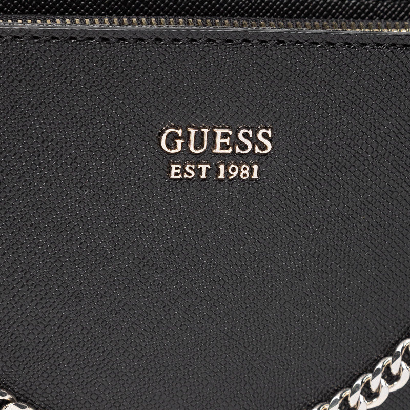 Guess HWAG78 70720 KATEY MINI TOP ZIP SHOULDER BLA - bagsandluggage.no