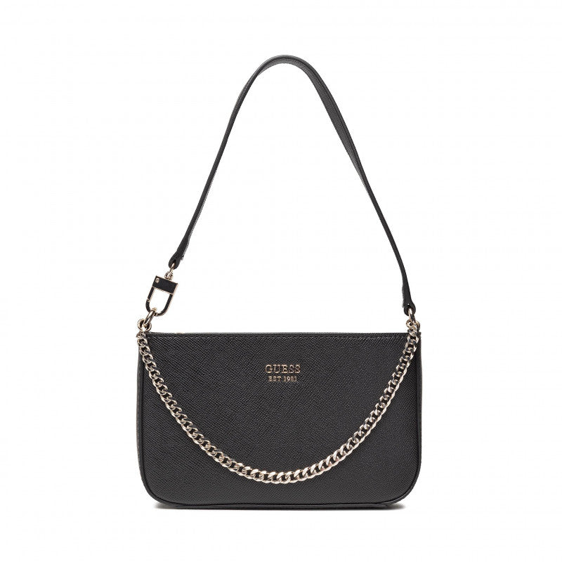 Guess HWAG78 70720 KATEY MINI TOP ZIP SHOULDER BLA - bagsandluggage.no