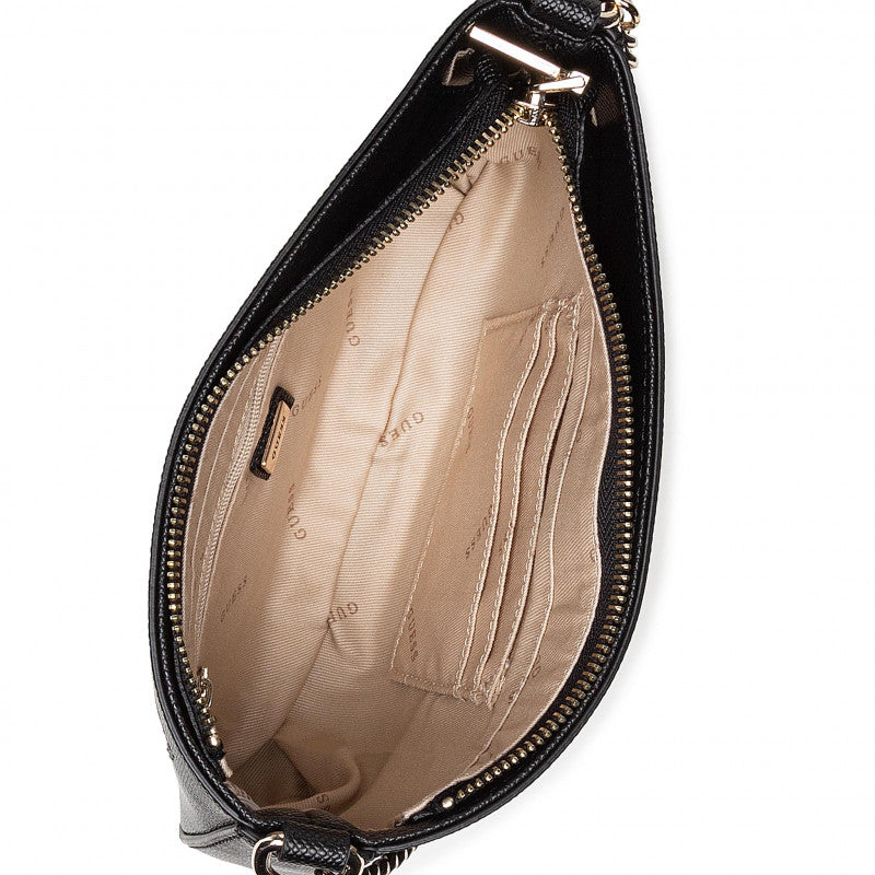 Guess HWAG78 70720 KATEY MINI TOP ZIP SHOULDER BLA - bagsandluggage.no