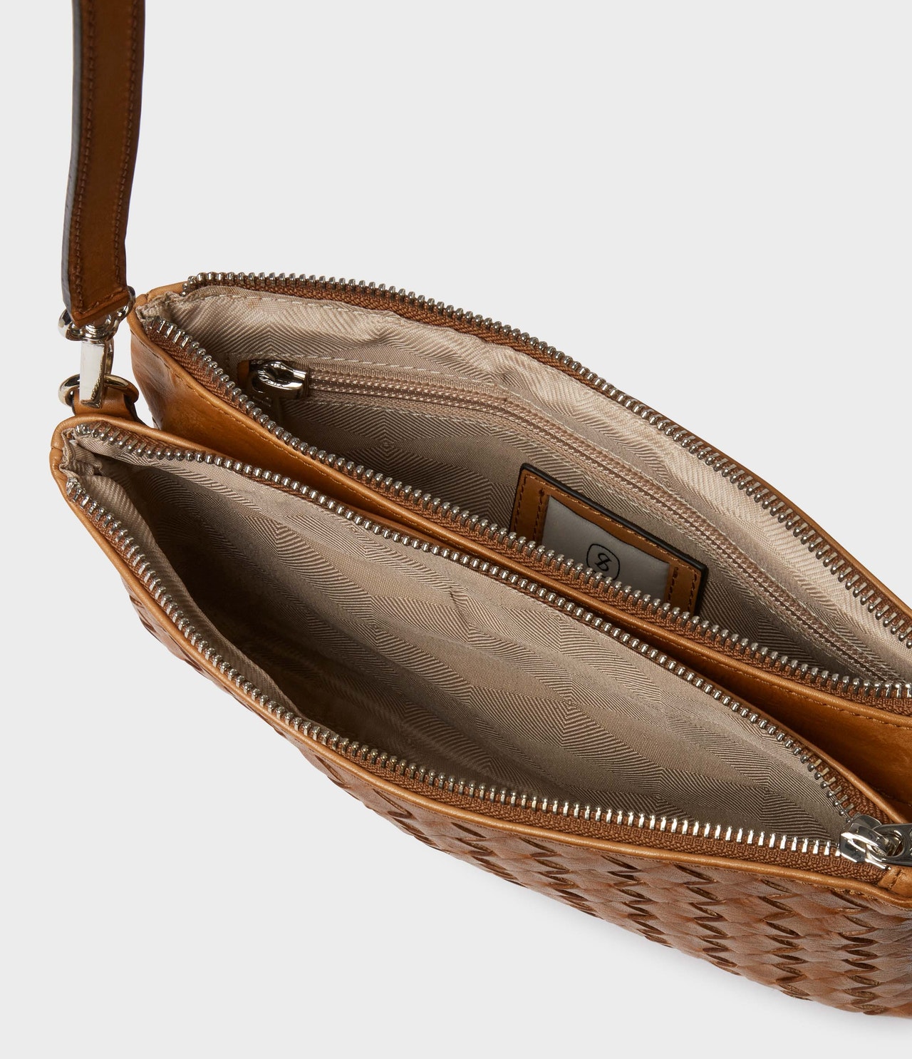 SADDLER ALONA BRAIDED BAG SMALL TAN