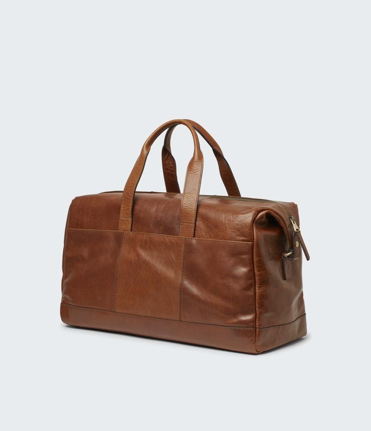 Saddler Charles Weekend Bag Midbrown - bagsandluggage.no