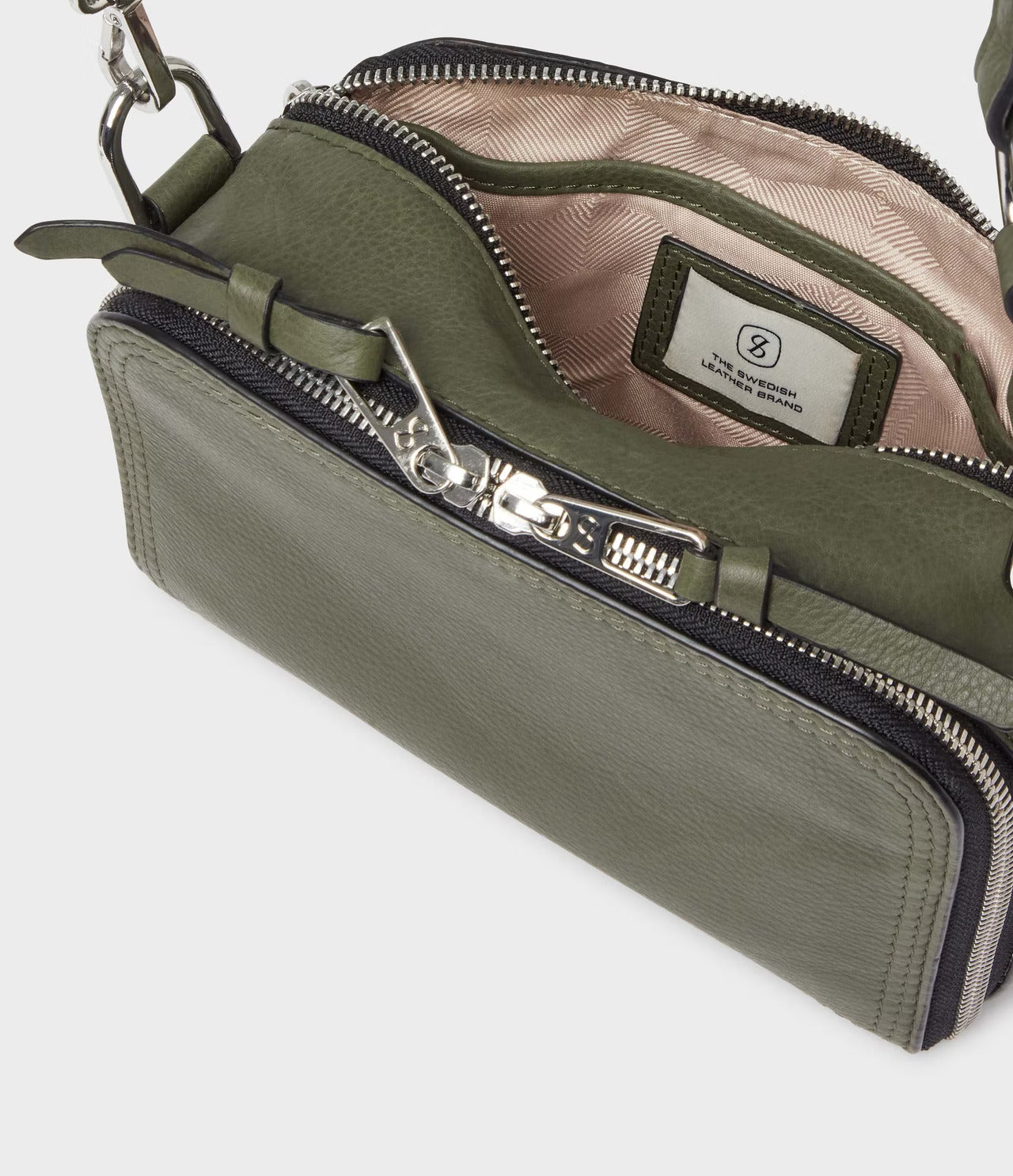 SADDLER Noria Shoulder Bag Olive - bagsandluggage.no