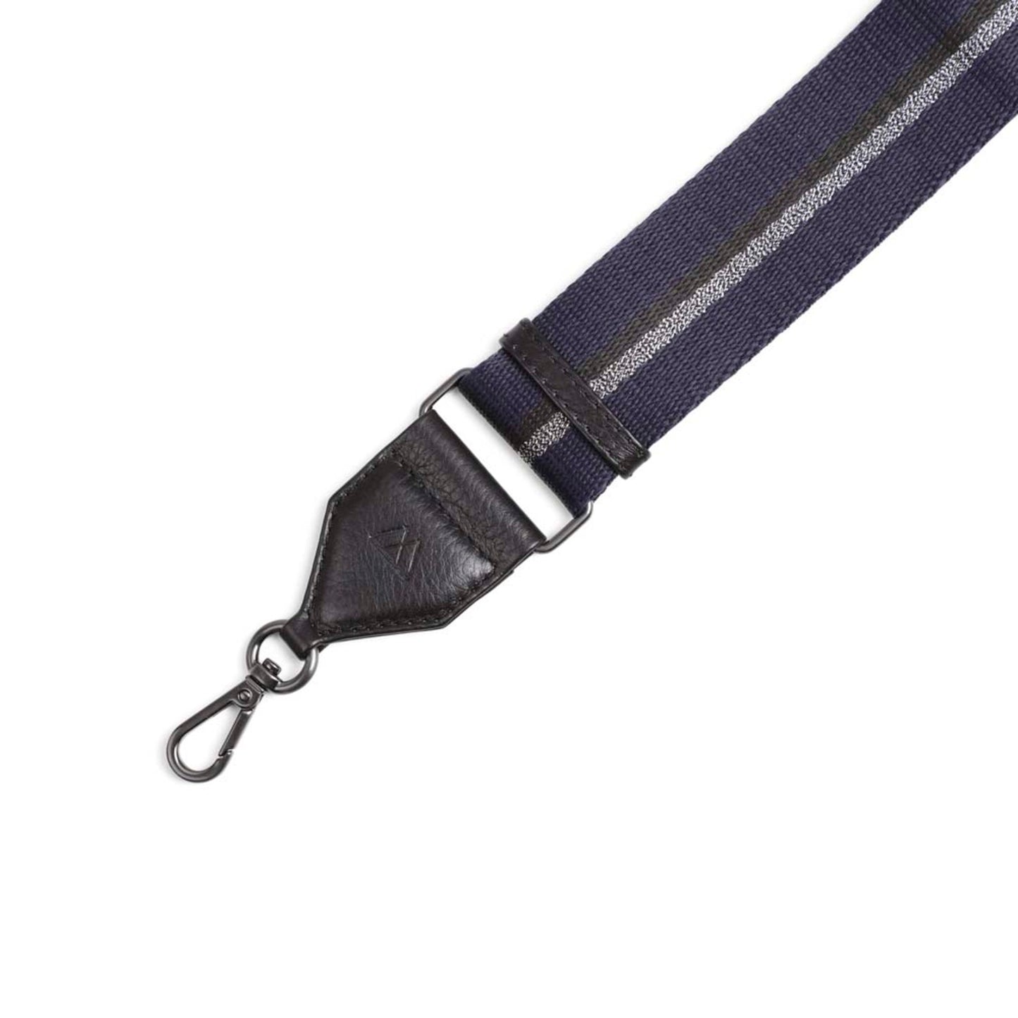 Markberg Finley Guitar Strap Black w/Navy+Black+Gunmetal - bagsandluggage.no