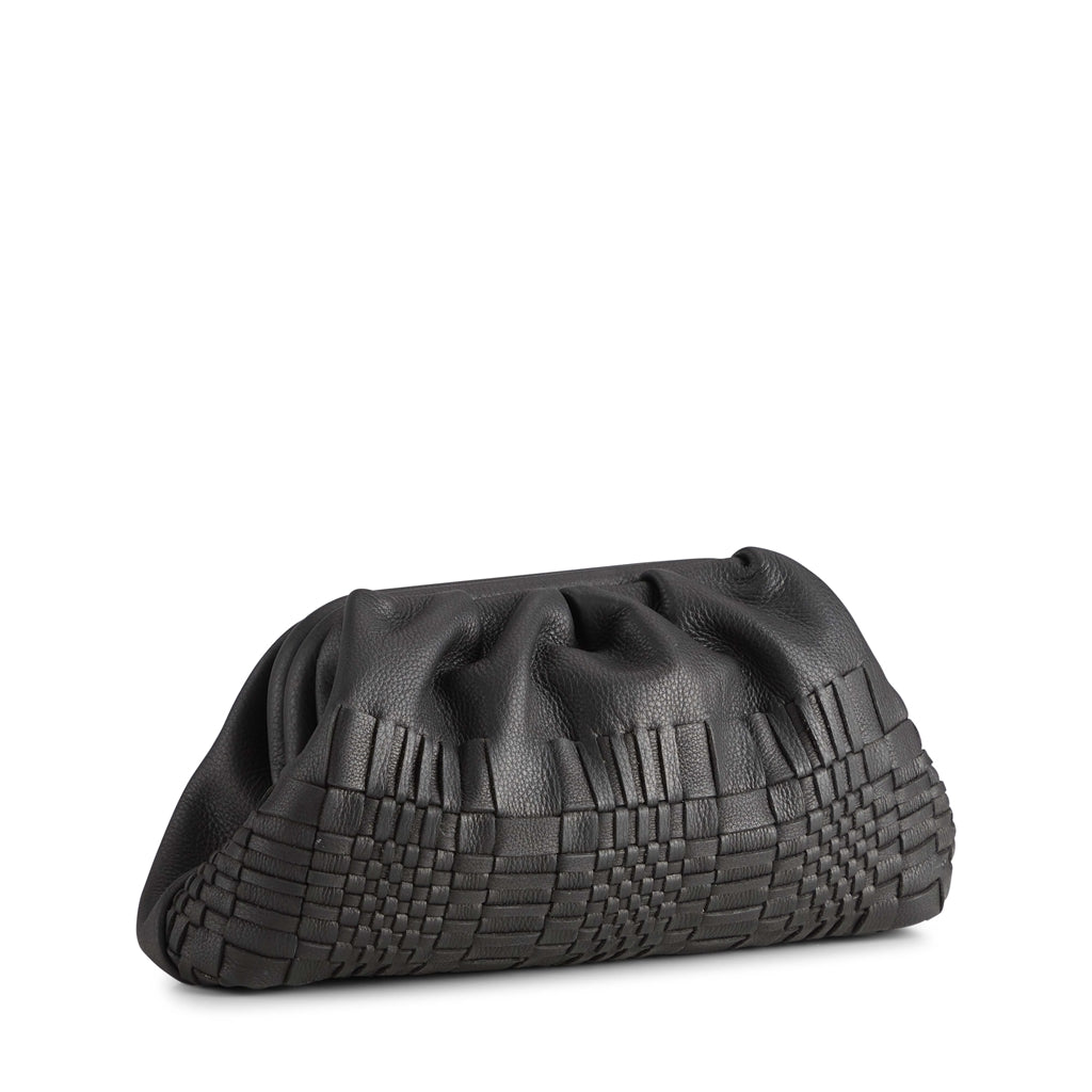 Markberg 5546WOW Oksana Clutch Woven Black - bagsandluggage.no