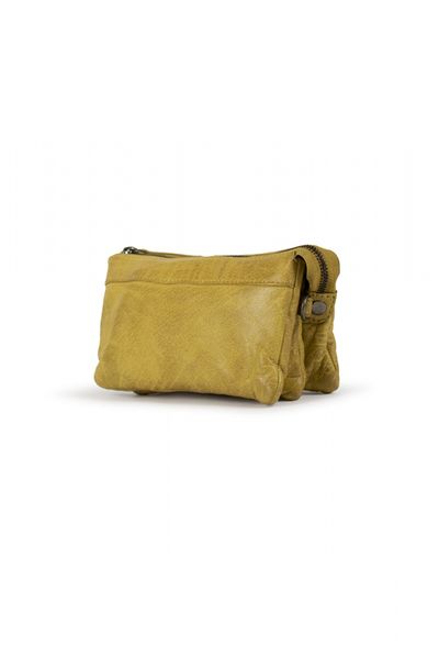 Dixie Lisa Washed Bag Mustard - bagsandluggage.no