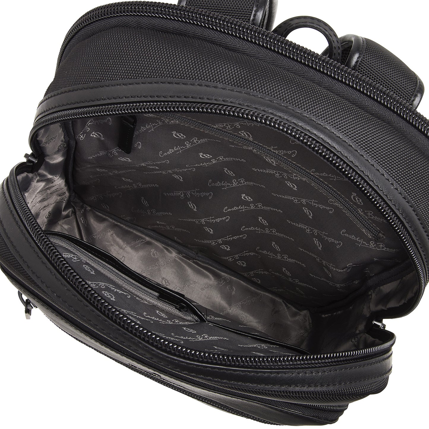 Castelijnen & Beerens Uniform Laptop Backpack 15,6" Black (RFID) 25 9576ZW - bagsandluggage.no