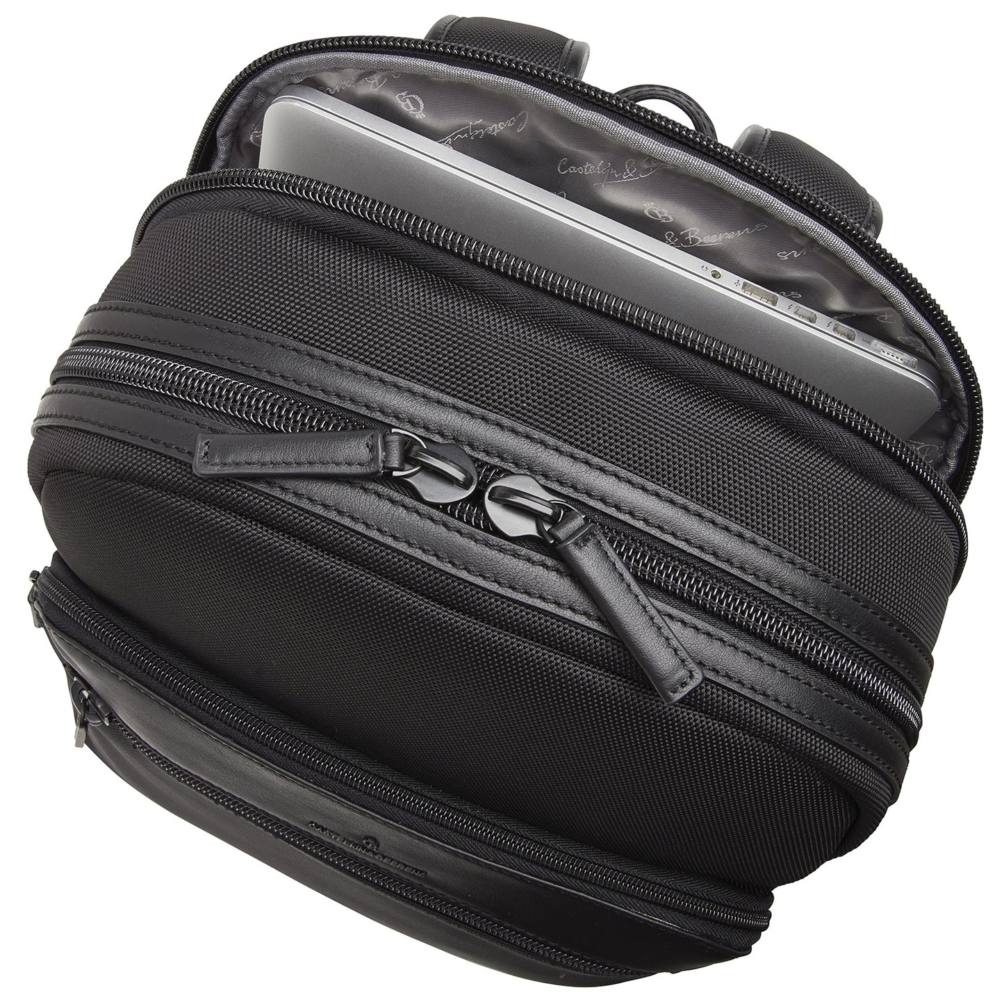 Castelijnen & Beerens Uniform Laptop Backpack 15,6" Black (RFID) 25 9576ZW - bagsandluggage.no