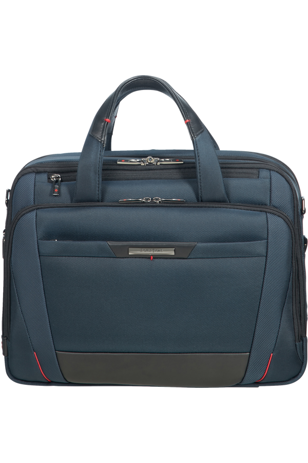 SAMSONITE CG7*01005 LAPT.BAILHANDLE 15.6" EXP OXFORD BLUE - bagsandluggage.no