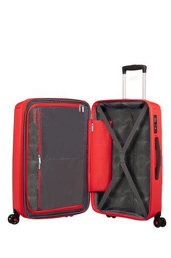 AMERICAN TOURISTER 51G*00003 SPINNER 77/28 EXP SUNSET RED - bagsandluggage.no