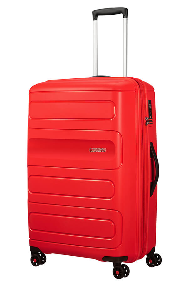 AMERICAN TOURISTER 51G*00003 SPINNER 77/28 EXP SUNSET RED - bagsandluggage.no