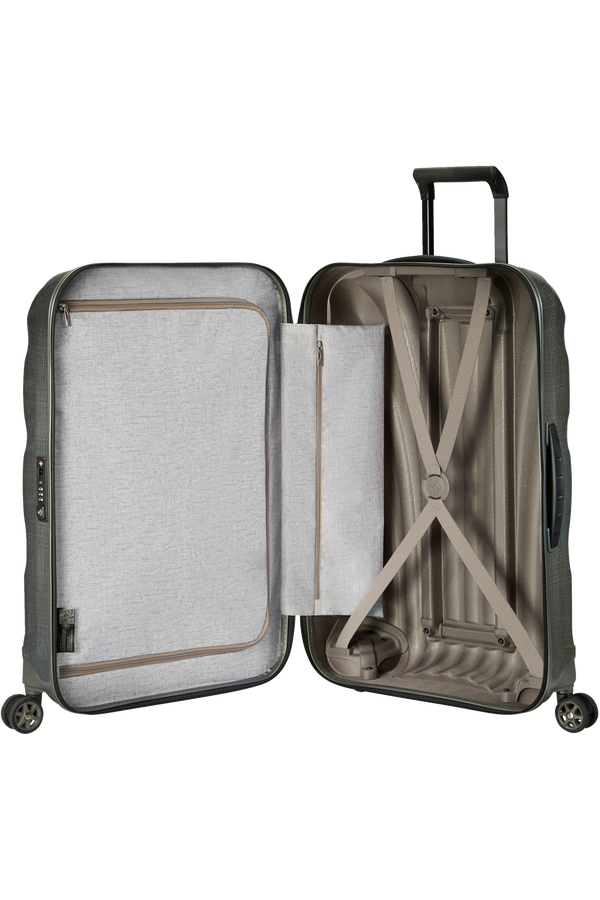 SAMSONITE C-LITE SPINNER 69/25 MET.GREEN - bagsandluggage.no