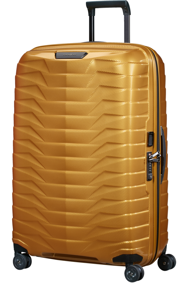 SAMSONITE PROXIS SPINNER 75/28 HONEY GOLD - bagsandluggage.no