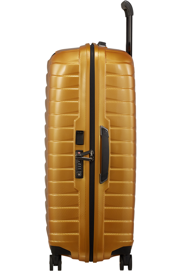 SAMSONITE PROXIS SPINNER 75/28 HONEY GOLD - bagsandluggage.no