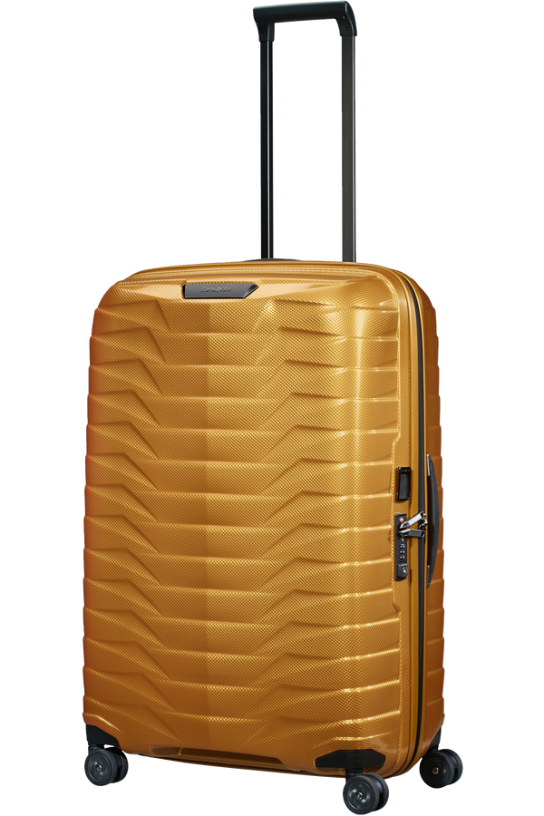 SAMSONITE PROXIS SPINNER 75/28 HONEY GOLD - bagsandluggage.no