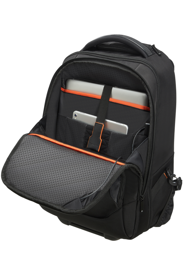 Samsonite Cityscape EVO Lapt Backpack/Wheels Black - bagsandluggage.no