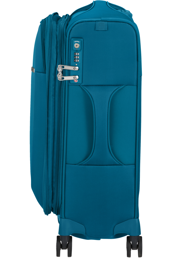 SAMSONITE Samsonite D'LITE SPINNER 55/20 EXP PETROL BLUE - bagsandluggage.no