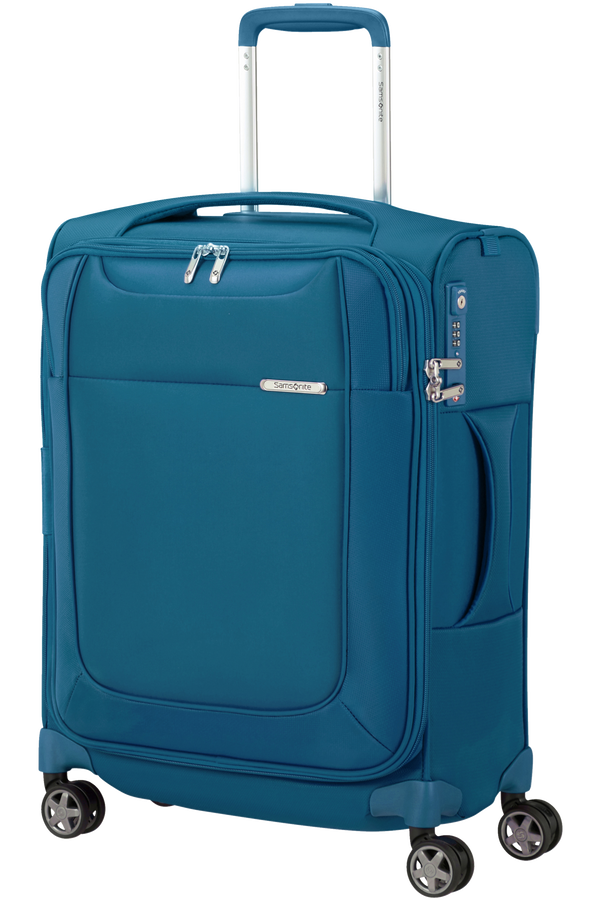 SAMSONITE Samsonite D'LITE SPINNER 55/20 EXP PETROL BLUE - bagsandluggage.no