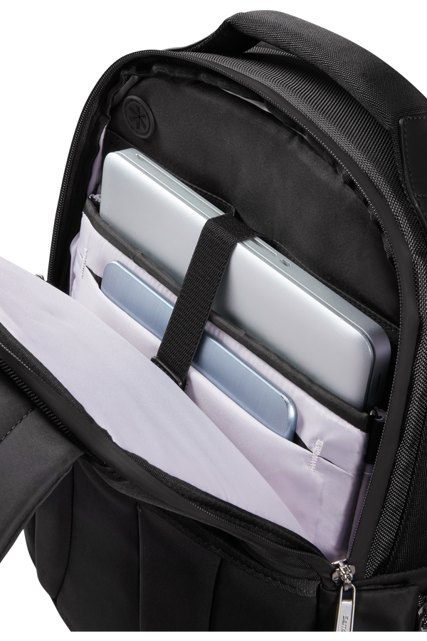 SAMSONITE OPENROAD CHIC LPT BACKPACK 14.1" NCKL BLACK - bagsandluggage.no