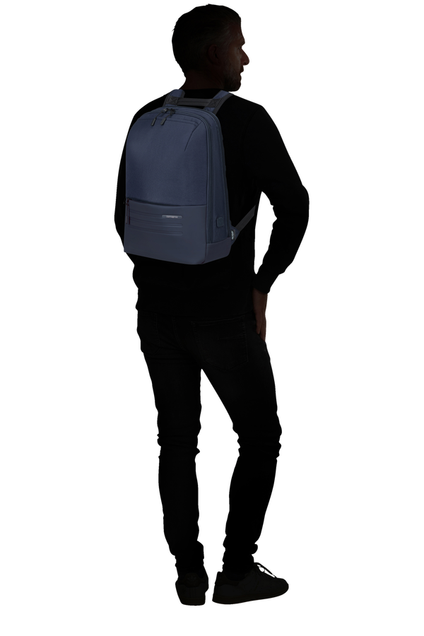 SAMSONITE STACKD BIZ LAPTOP BACKPACK 15.6" NAVY - bagsandluggage.no