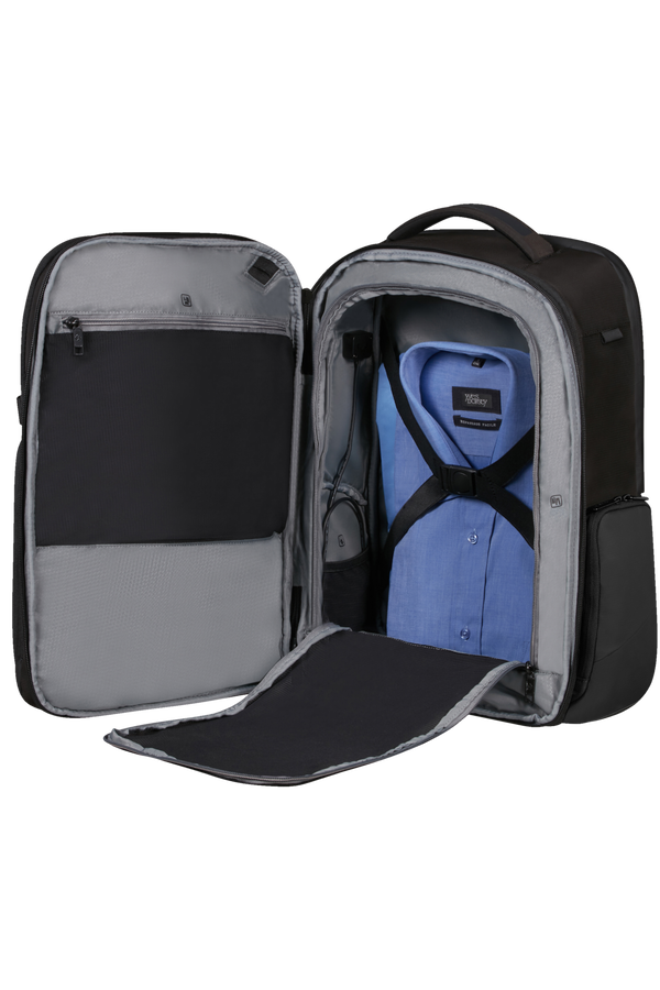 SAMSONITE BIZ2GO BP 17.3" EXP OVERNIGHT BLACK - bagsandluggage.no