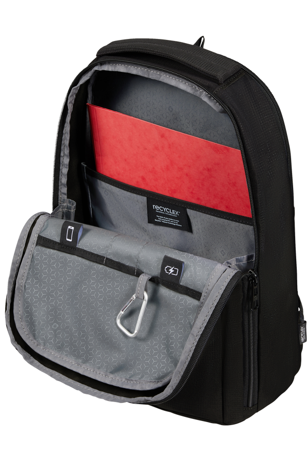 SAMSONITE ROADER LAPTOP BACKPACK S DEEP BLACK - bagsandluggage.no