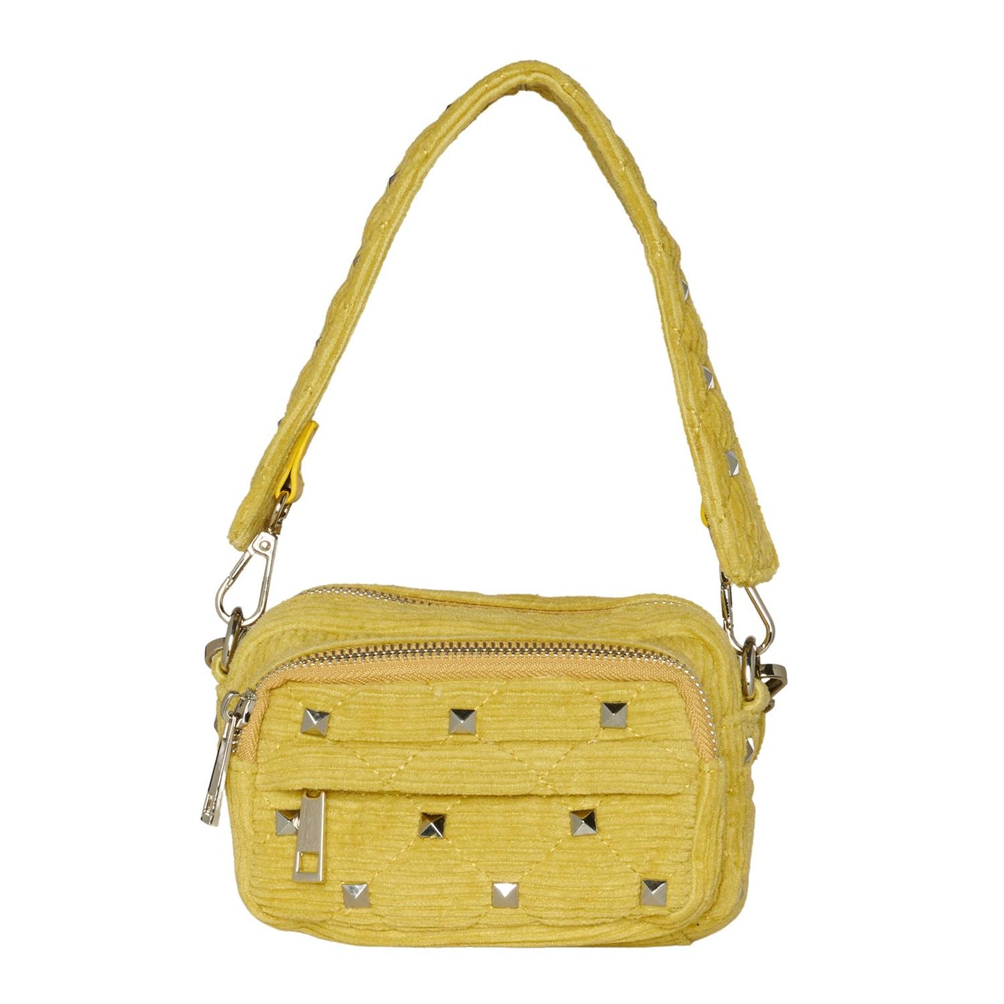 Noella Kate Square Stud Bag Yellow - bagsandluggage.no